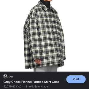 Balenciaga padded shirt